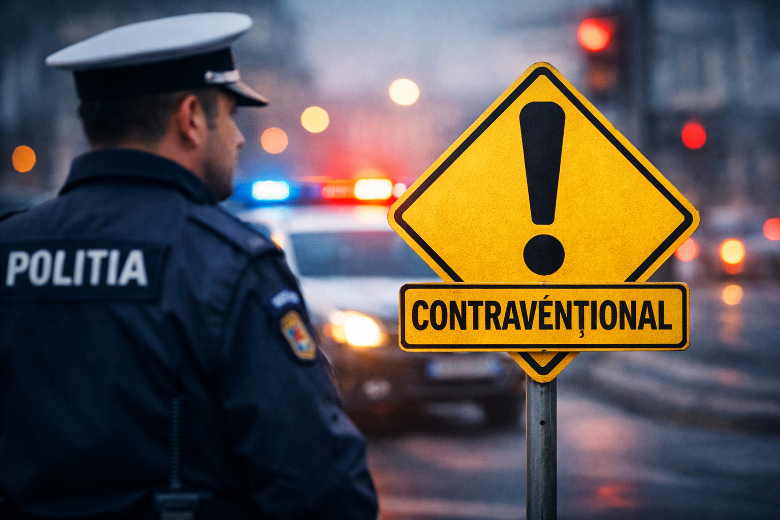 Drept contravențional – scenă de contravenție